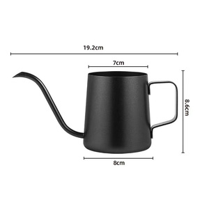 Cafetera <span class=keywords><strong>de</strong></span> goteo manual con boquilla <span class=keywords><strong>de</strong></span> cuello <span class=keywords><strong>de</strong></span> cisne y asa colgante, larga y estrecha, para viaje - Product Image 3