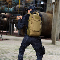 Sac de sport tactique personnalisé multi-couleurs 600D 25L imperméable Molle, sac à dos tactique camouflage léger unisexe