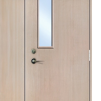 Porte coupe-feu en bois, porte en bois ignifugée avec âme isolante pour la sécurité des bâtiments commerciaux
