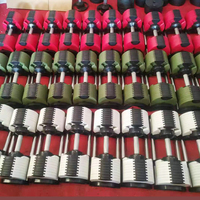Ultimate einsternu kurzhanteln haltère réglable 80lb vert nouveau verrouillage rapide haltères réglables 32 kg