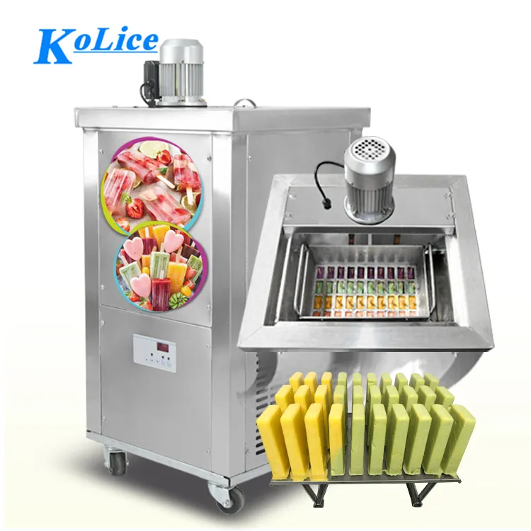 Kolice BPZ-01 सीई ईटीएल वाणिज्यिक popsicle मशीन/बर्फ lolly मशीन/बर्फ लॉलीपॉप मशीन 1 के साथ मोल्ड सेट