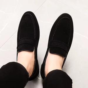 <span class=keywords><strong>Mocasines</strong></span> de Cuero Sintético Sencillos y Modernos al por Mayor de Fábrica, Zapatos Casuales de Negocios de Tallas Grandes para Comercio Transfronterizo - Product Image 3