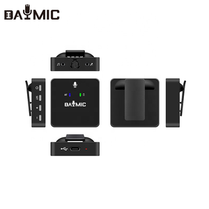 Micrô Mini UHF Không Dây DAYMIC Micrô Máy Ảnh Trên Youtube Micrô Thẻ Âm Thanh Không Dây Cho Livestream Hội Nghị - Product Image 1
