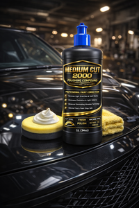 GRAPHONEX MEDIUM CUT 2000 Composé de polissage professionnel à l'oxyde d'aluminium 1000ml Brillance et protection Élimine l'oxydation Voitures légères - Product Image 2