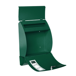 Boîte <span class=keywords><strong>aux</strong></span> <span class=keywords><strong>lettres</strong></span> moderne en métal pour le jardin extérieur Boîte de dépôt murale pour la poste <span class=keywords><strong>aux</strong></span> <span class=keywords><strong>lettres</strong></span> <span class=keywords><strong>Plaque</strong></span> en acier galvanisé, acier 0.7mm (solide) - Product Image 4