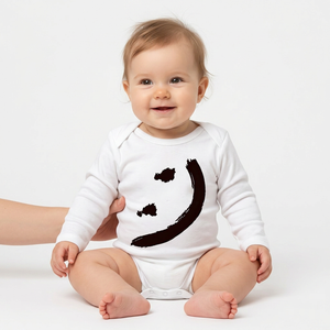 Combinaison bébé certifiée GOTS 2019, manches courtes, écologique, respirante, imperméable, avec boutons pression, en bambou, nouvelle collection. - Product Image 2