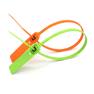 Ydps023 टैम्पर प्रूफ सुरक्षा सील pp + pp सामग्री 7 मिमी व्यास बारकोड कंटेनर सील - Product Image 2