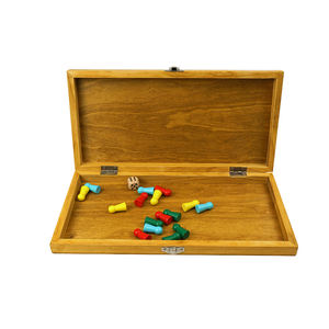 Vente en gros d'ensemble de jeux de société de haute qualité pièces d'échecs en plastique coloré jeux d'échecs volants en bois jeux de société pour adultes - Product Image 5