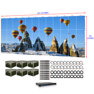 Ngoài trời cho thuê LED hiển thị 6x3 m p2.604 2.6 mét Led cho thuê Màn hình Bảng điều chỉnh IP65 đánh giá cho giáo dục sử dụng - Product Image 2