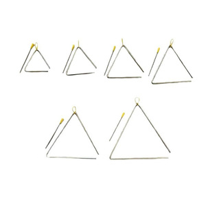 Wholesale 4 Inch Triangle Bell Orff Percussion Triangle for <b>Musical</b> Performance Durable Children's <b>Instrument</b> Accessory for Kids - Product Image 1
