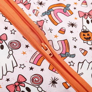 Mono para Bebé con Estampado Lindo, Diseño de <span class=keywords><strong>Halloween</strong></span>, <span class=keywords><strong>Ropa</strong></span> Infantil, Mono de Manga Larga con Cierre para Bebé, Combinable con Todo - Product Image 5