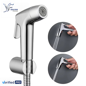 Kit <span class=keywords><strong>de</strong></span> Rociador <span class=keywords><strong>de</strong></span> Bidé <span class=keywords><strong>de</strong></span> Alta Presión <span class=keywords><strong>de</strong></span> 2 Modos - Pistola <span class=keywords><strong>de</strong></span> Chorro Cromada para Inodoro con Manguera y Soporte para Limpieza <span class=keywords><strong>de</strong></span> Baños e Higiene Shattaf - Product Image 1