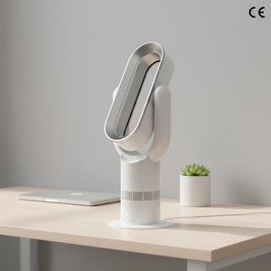 Ventilateur intelligent sans pales avec fil en céramique PTC Installation sous le plancher Protection contre la surchauffe contrôlée à distance Refroidisseur d'air et chauffage - Product Image 1