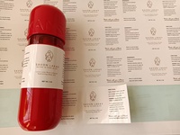 Étiquettes cosmétiques en vinyle doré imperméables imprimées en CMJN, autocollants ronds personnalisés avec impression UV