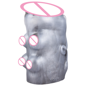 Vendita di prodotti Super morbidi e realistici masturbatori di latte mucca maschio in Silicone Stroker fantasia 2 in 1 portatile morbido maschio masturbatore Stroker - Product Image 5
