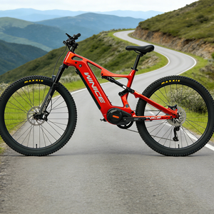 Vélo de montagne électrique tout-terrain <span class=keywords><strong>Dengfu</strong></span> E55 EMTB 29er en carbone à suspension intégrale, moteur Bafang M620 1000W 52V 20Ah 160Nm, frein hydraulique - Product Image 1