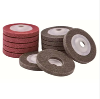 Disque de polissage abrasif en nylon non tissé sur mesure pour la vente en gros