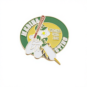 定制工厂批发珐琅填充经济型铁金属徽章 - Product Image 2