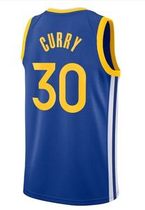 Venta al por mayor de los hombres de alta calidad Golden State 30 # Curry baloncesto Jersey cosido Logo bordado Jersey personalizado con logotipo - Product Image 3