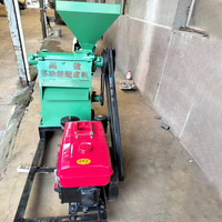 Machine à décortiquer le maïs et à fabriquer la semoule, type 90, moteur diesel 12 CV, pour le traitement des céréales, sans électricité