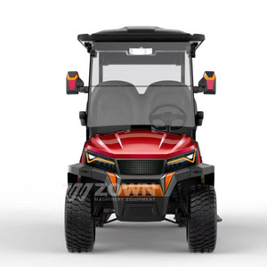 Carrito de Golf de 4 Plazas, Vehículo Eléctrico de Golf con Suspensión Reforzada para Campos de Golf y Campus - Product Image 3