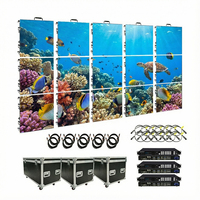 Pantalla LED de Video a Todo Color P3.91 para Interiores y Exteriores, 500x500mm, Pantalla LED de Aluminio Fundido a Presión, Alquiler de Pantallas LED