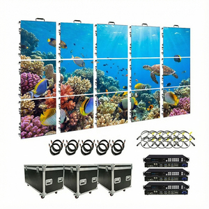 Indoor and Outdoor P3.91 Full Color LED Video <b>Wall</b> 500x500mm Die Cast Aluminum LED <b>Display</b> Screen Rental LEDwall - Product Image 1