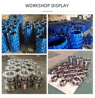 Joint d'accouplement universel d'adaptateur de bride de fonte ductile d'usine pour le tuyau de DI de DCI de PE de PVC de HDPE