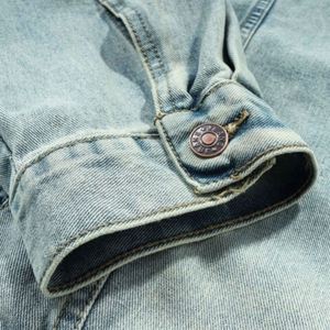 Fábrica de encargo de la calle de algodón Drop Shoulder Pullover Street Style Hoodies Hombres Heavyweight Oversize Plain Jean Hoodies para los hombres - Product Image 6