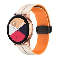 Bracelet de montre magnétique Bandjoy, design bicolore, pour montres intelligentes Xiaomi S4, Huawei 22 mm, Samsung 20 mm, 22 mm, bracelet de remplacement