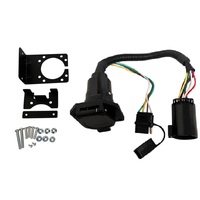 Adaptateur de câblage de remorque double sortie pour véhicule, multi-prises 7 voies (prise lame) et 4 voies (prise plate), connecteur de feux de remorque