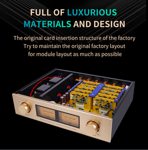 Brzhifi accufase C-245อลูมิเนียมสีทอง Hi-End 2ช่องมืออาชีพ <span class=keywords><strong>preamplifier</strong></span> - Product Image 2