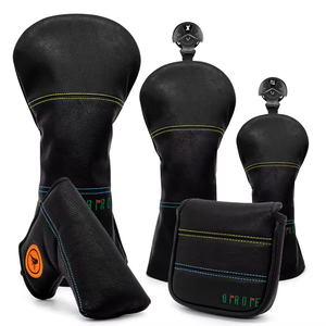 Échantillon Gratuit : Housses de Club de Golf Personnalisées en Cuir PU pour Driver, Putter et Fer - Product Image 4
