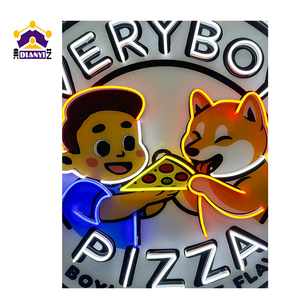 Drop Shipping Wholesale Acrylique Led Flex Led Rouge Vert Bleu Jaune Lumière <span class=keywords><strong>Fortnite</strong></span> Neon Sign - Product Image 6