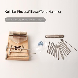Pièces de ressort pour piano à pouce, touches de kalimba, accessoires DIY pour piano à pouce 8 notes, 17 notes, 21 notes, accessoires pour kalimba - Product Image 1