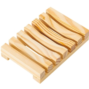 Meilleure vente <span class=keywords><strong>Accessoires</strong></span> de salle de bain Porte-savon en bois de bambou fait à la main Boîte à savon en bois au charbon de bois - Product Image 3