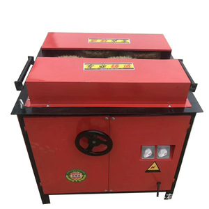 Machine à polir le métal, acier inoxydable rouge, multifonctionnelle, de bureau, pour le meulage de tuyaux et de barres et l'élimination de la rouille - Product Image 2
