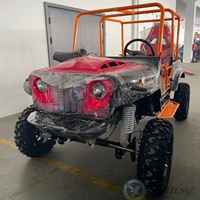 Caiteng Buggy tout-terrain électrique/essence 4x4 homologué pour la route, mini jeep 300cc/350cc, transmission automatique 4 roues motrices, garantie de 2 ans