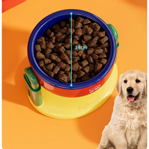 Draagbaar Niet Gemakkelijk Omver Gestoten Verhoogd Bescherm Cervicale Wervelkolom Drinkwater Verhoogde Hondenschaalbare Kom Met Grote Diameter - Product Image 3