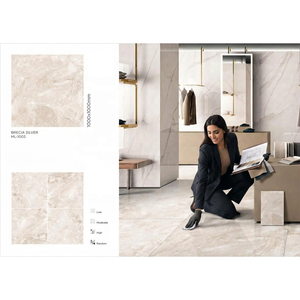 Cloud Bianco, Baldosas de Porcelana Pulida con Diseño de Mármol, 1000x1000mm, Loseta de Cerámica, Colección de Diseñador - Product Image 3