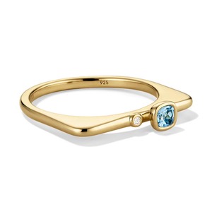 Anelli Impilabili a Puzzle in Oro 14k, Gioielli di Design alla Moda, Anelli con Pietra Portafortuna, Anelli in <span class=keywords><strong>Argento</strong></span> Sterling <span class=keywords><strong>925</strong></span>, Gioielli da Donna - Product Image 4
