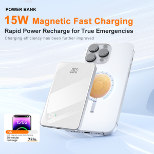 Mini Banco de Energía de 5000 mAh para Teléfono Móvil iPhone 15 Pro Max, Cargador Inalámbrico, Logotipo Personalizado, Regalo, Batería Externa Magnética - Product Image 4