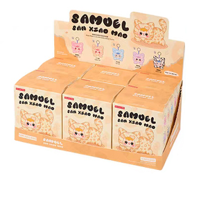 Genuino Samuel San Xiao Mao lindo momento serie caja ciega vinilo colgante misterio caja <span class=keywords><strong>Anime</strong></span> figura <span class=keywords><strong>Kawai</strong></span> decoración colección chico regalo - Product Image 1