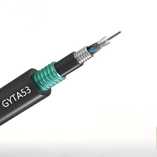 GYTA53 Duct Cable Double Aluminum Armoured 144 288 Core Direct Buried Cable SM G652D Gyta Gyts53 Fiber Optic Cable