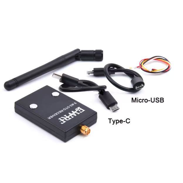 MLK 5.8G FPV   OTG Receiver UVC Video Capture Card for Phone/PC Real-Time HD Display