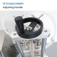 Machine de remplissage de parfum pneumatique à deux buses de bureau, équipement de remplissage de liquide sous vide de haute précision pour verre et plastique, 1 an