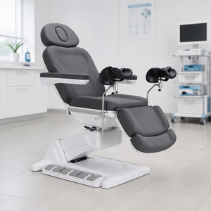 Cama de Tratamiento Multifuncional para Hospital, Eléctrica, con 4 Motores, para Ginecología, Obstetricia, Partos y Exámenes, con Estriberas - Product Image 1