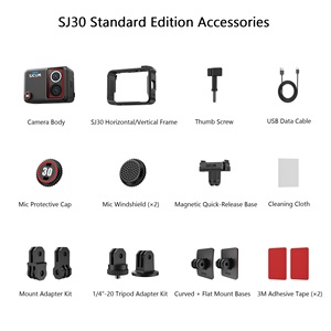 Caméra d'action à double objectif 8K véritable, stabilisation EIS, étanche 5M, commande vocale, écran rotatif, diffusion en direct 4K pour le sport et le vlogging - Product Image 2