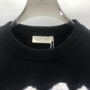 <span class=keywords><strong>Pull</strong></span> en laine jacquard unisexe haut de gamme tendance style européen et américain Chengyi Fang Modèle 0088 à manches longues et élastique - Product Image 3
