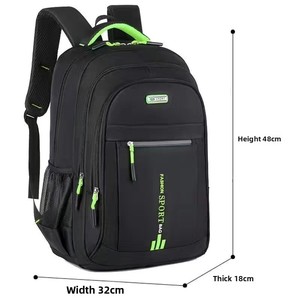 <span class=keywords><strong>Sac</strong></span> <span class=keywords><strong>à</strong></span> <span class=keywords><strong>dos</strong></span> d'affaires unisexe transfrontalier antivol en polyester avec harnais <span class=keywords><strong>à</strong></span> coussin d'air, capacité 20L, idéal pour les voyages et l'école - Product Image 2
